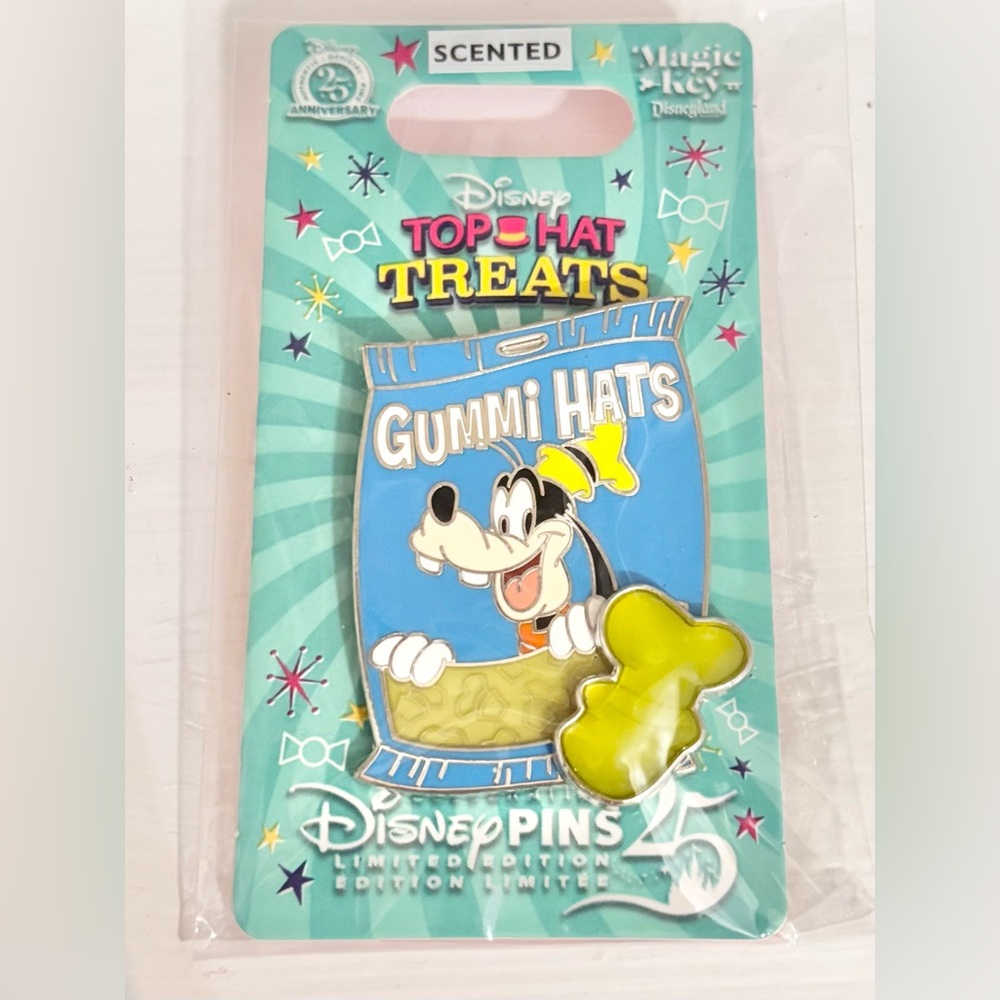 Disney Goofy Gummi Hats Collectible Pin - Blue, Yellow, Green